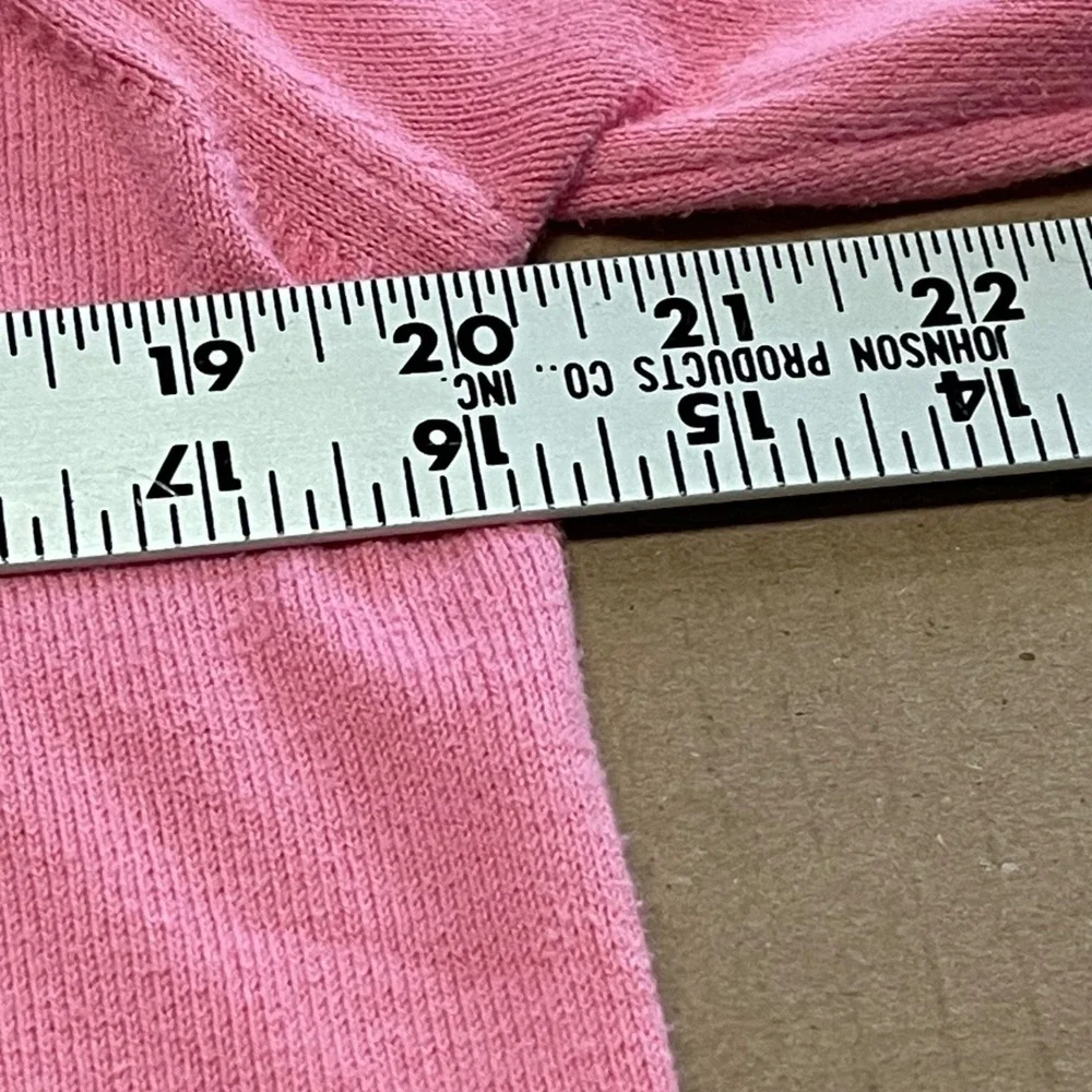 Vintage‎ Talbots Petites Women's SP Pink Short Sleeve Sweater Made in Portugal